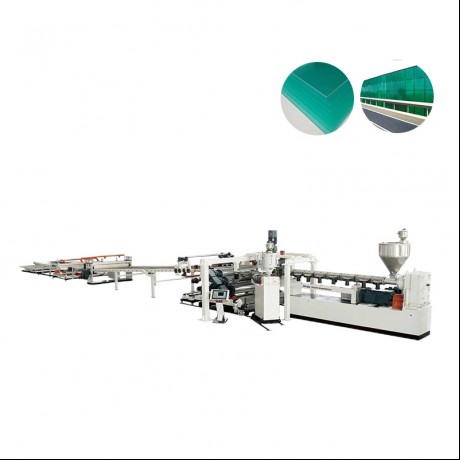 PC Olimba / Corrugated Mapepala Extrusion Line